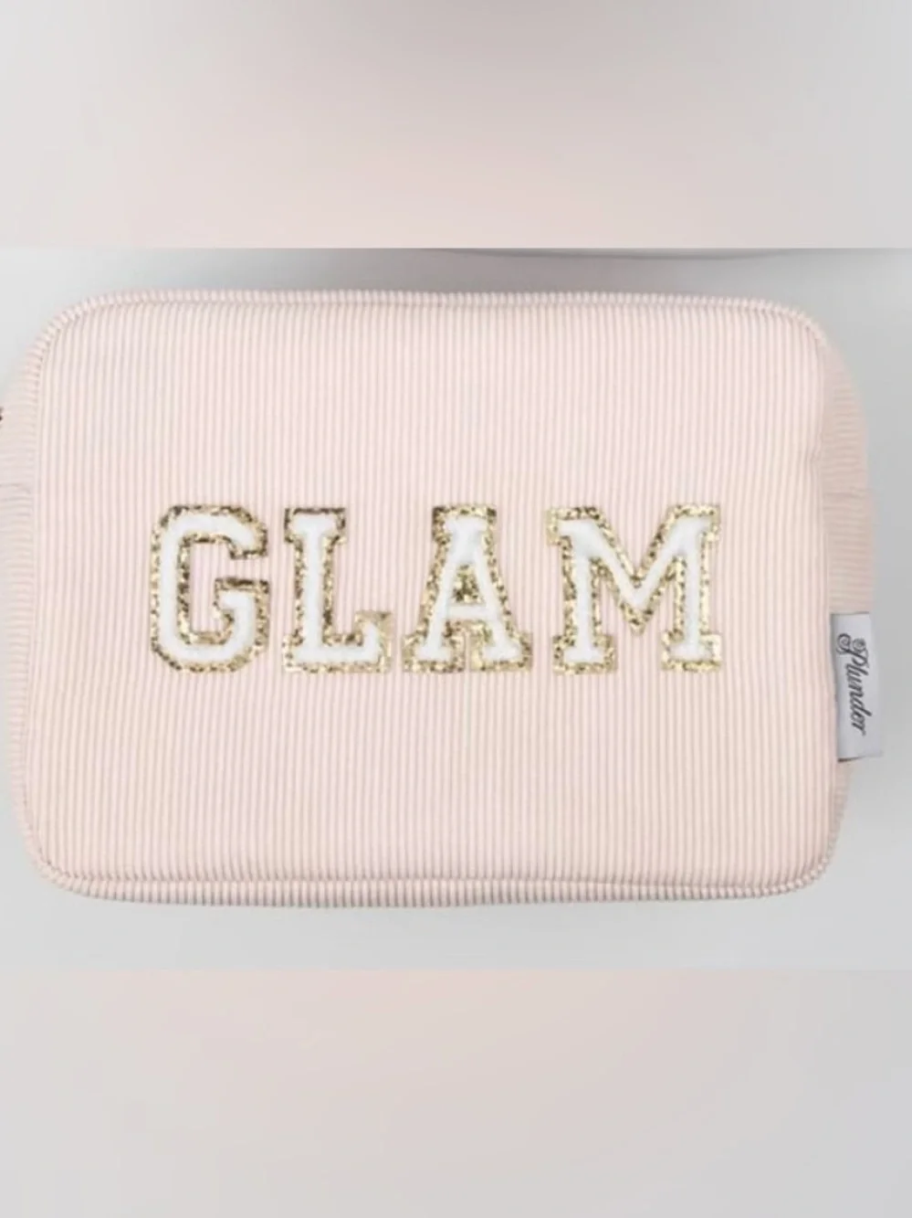Plunder Women’s Glam Cosmetic Makeup Bag Carry All Tote Luggage Suitcase Handbag